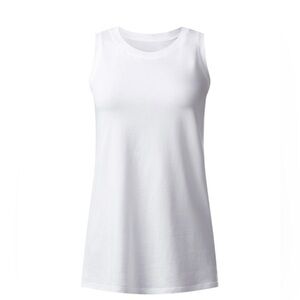 Lululemon sz 8 Muscle Swing Tank White Sleeveless Tank Top great condition